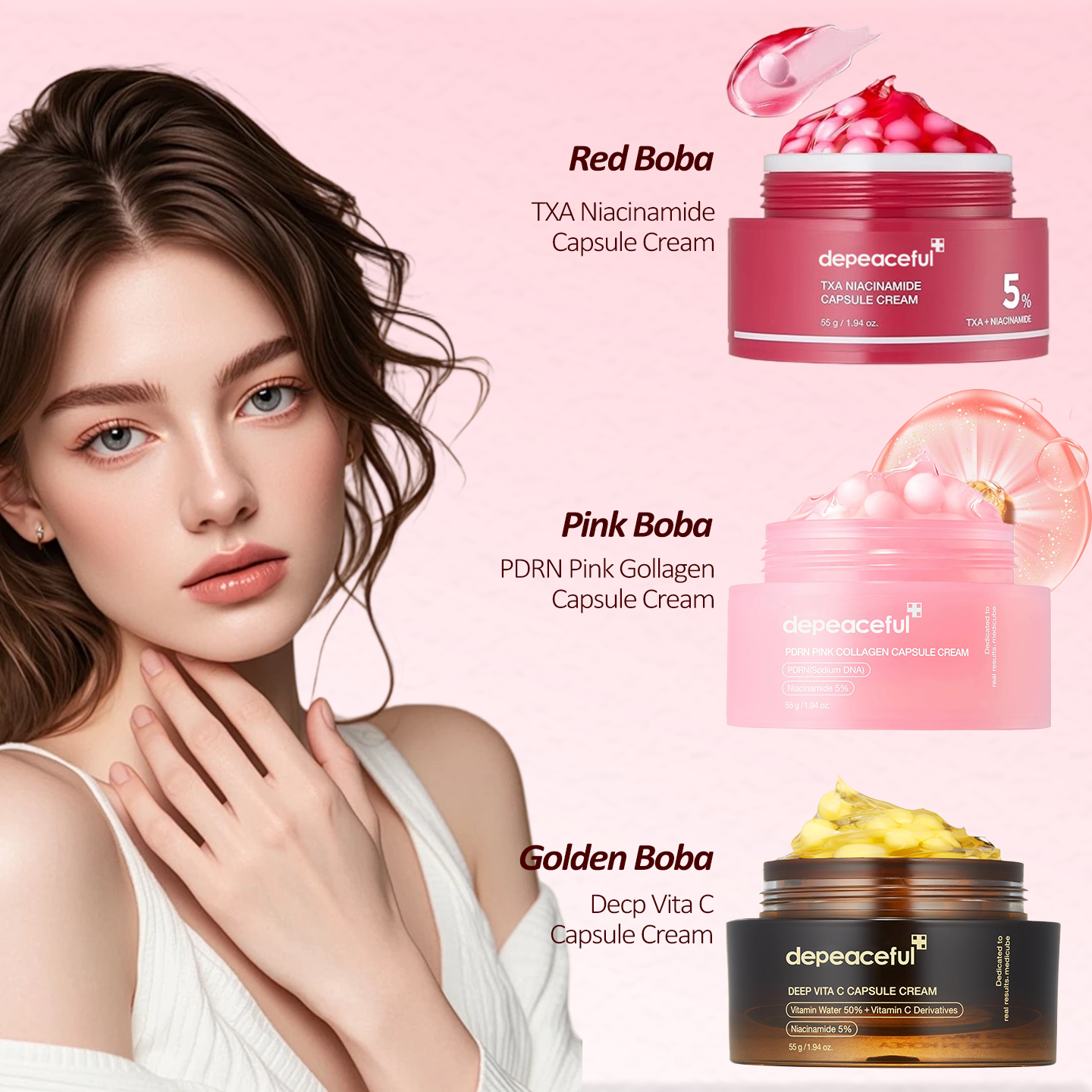 Final 3 hours 75% OFF:๐ธMix & Match Boba Cream Set