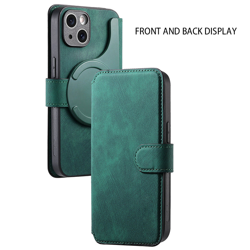 【For iPhone】Leather Wallet Phone Case - 3 in 1 Detachable Magnetic Phone Case✨Provides 360° protection✨