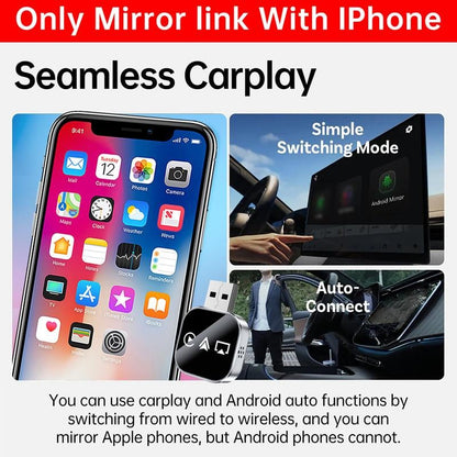 🔥2026 Upgrade 3-in-1 Wireless CarPlay Adapter🚚Free Shipping
