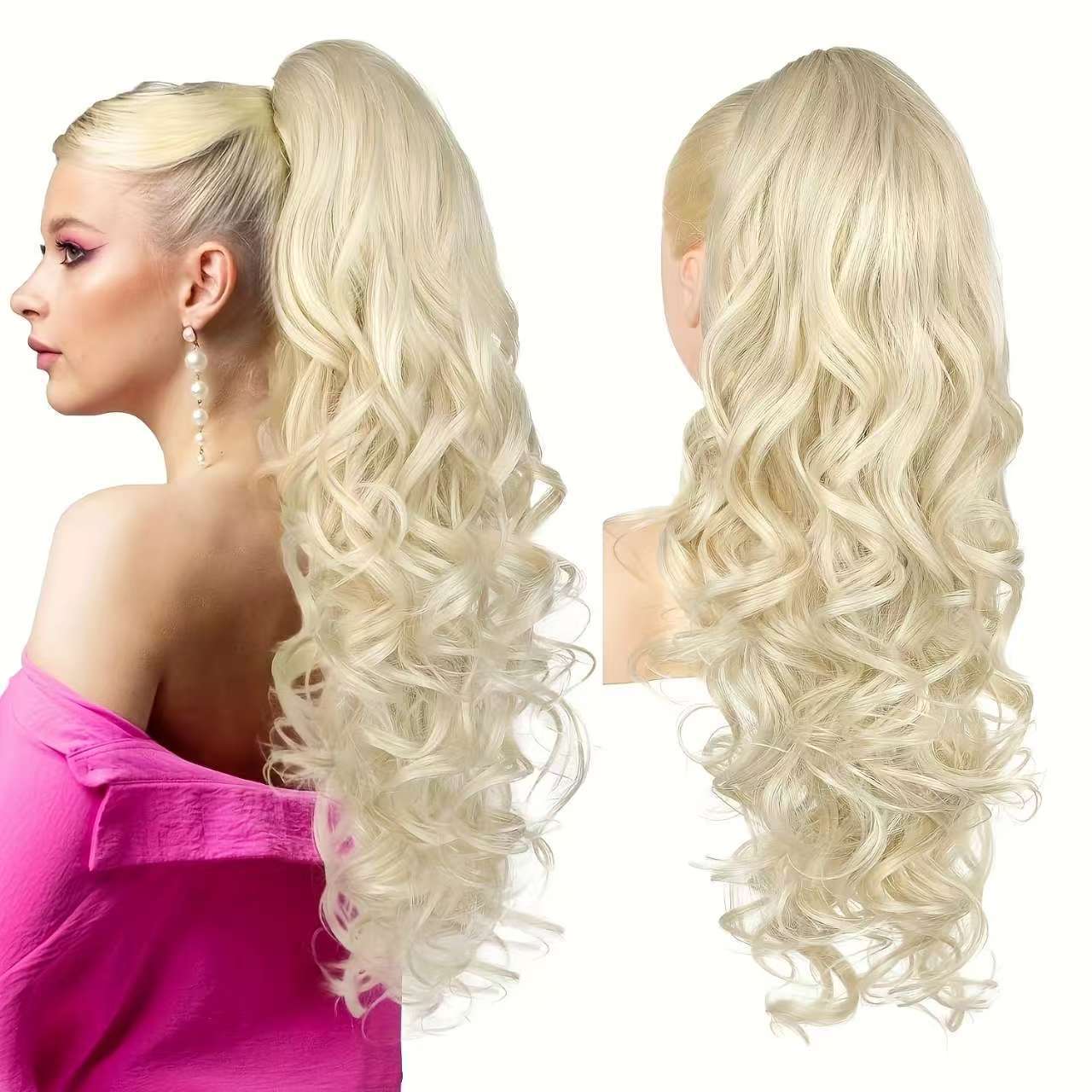 💜Last day special, 50% off💜Clip-on Wavy Ponytail Extension🔥