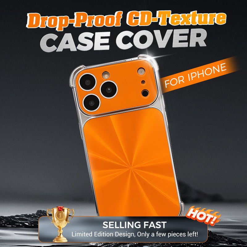Quad-corner Drop-proof CD-texture Case for iPhone