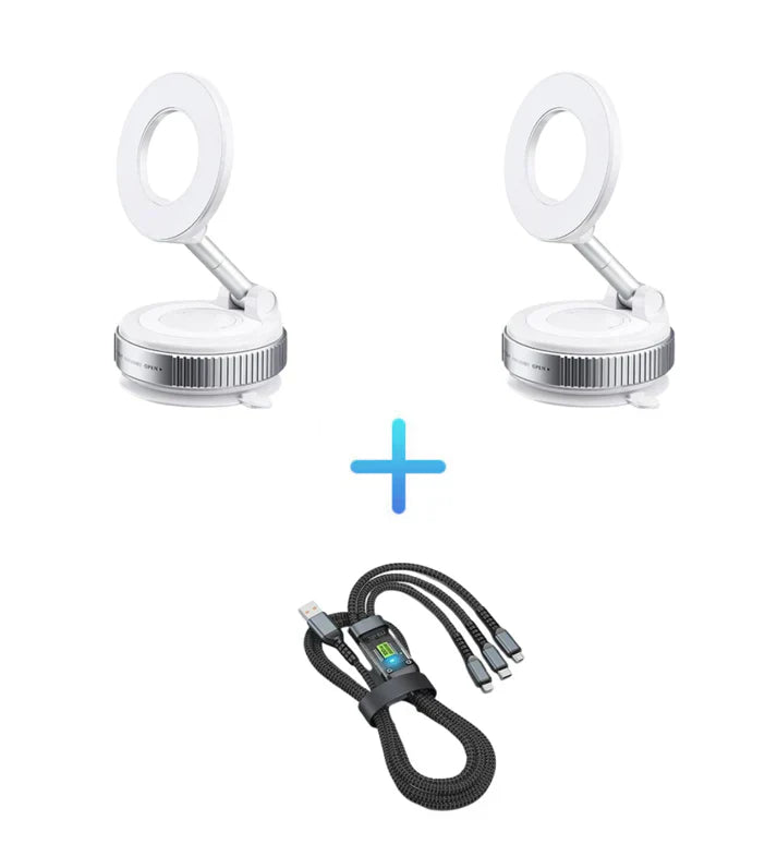 🔥Best Seller🔄360° Adjustable Vacuum Magnetic Phone Holder📱Factory Direct Sales🚗