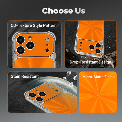 Quad-corner Drop-proof CD-texture Case for iPhone