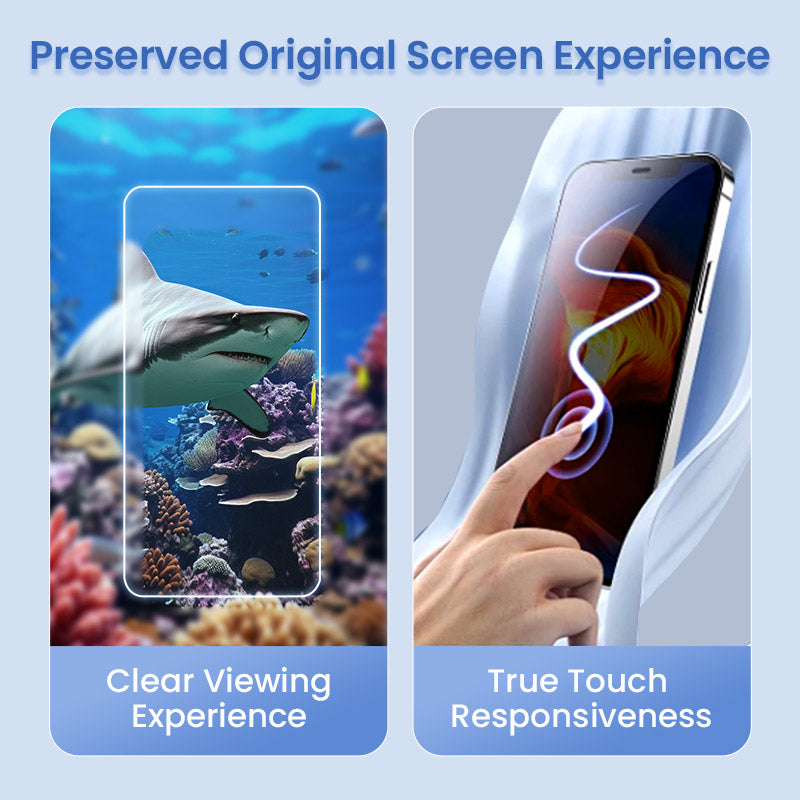 Shock-Resistant Dust-Proof Anti-Fingerprint Screen Protector Set
