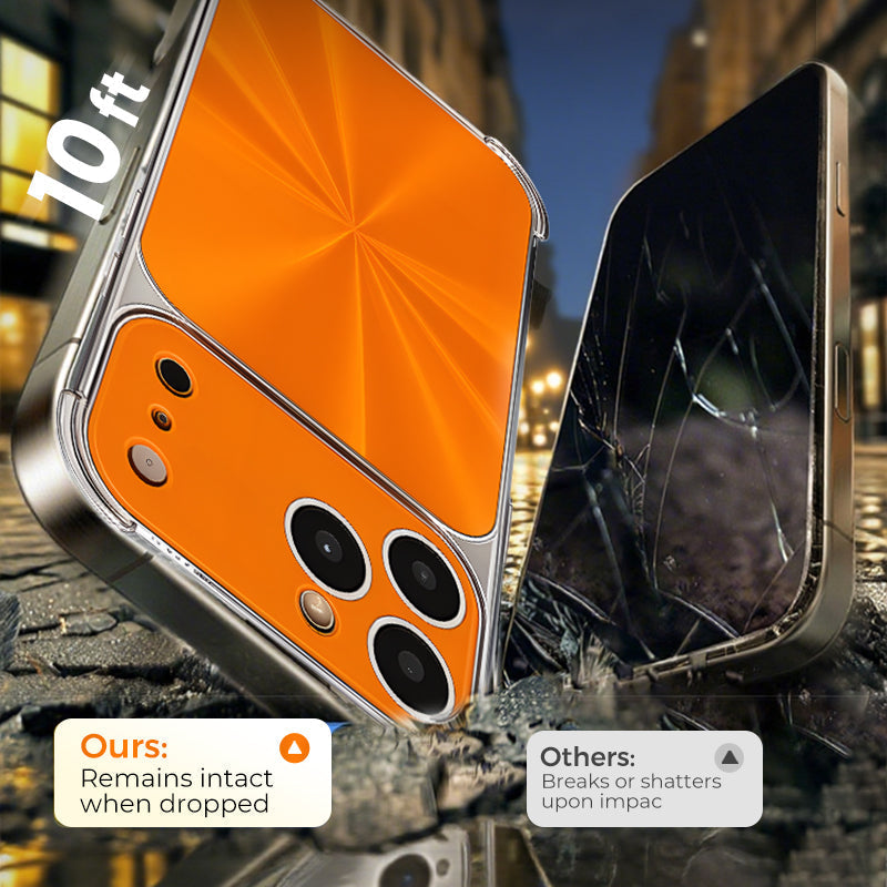 Quad-corner Drop-proof CD-texture Case for iPhone