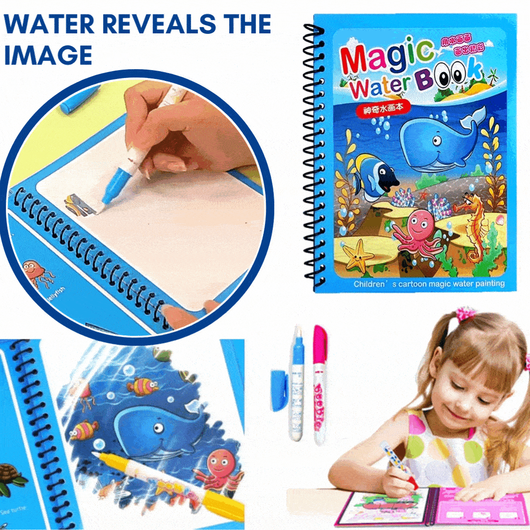 🌹BUY 1 GET 1 FREE🔥Summer Promotion 🎁✨️Magic Water Book📚️🎨🧠