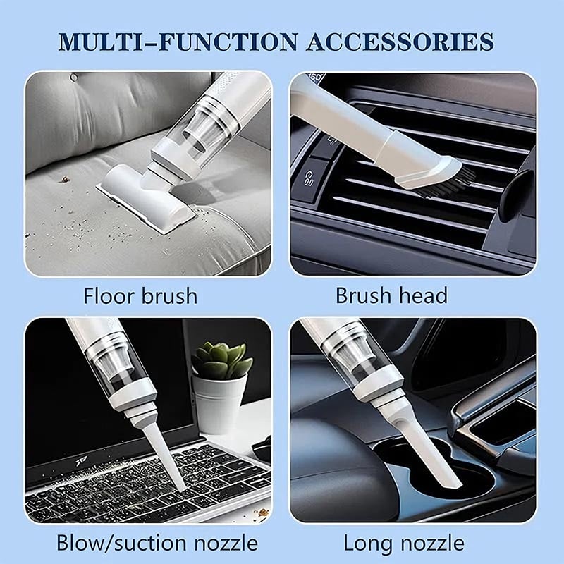 🔥Black Friday 49% OFF - All-Purpose Wireless Vacuum Cleaner Kit with Organize Bag