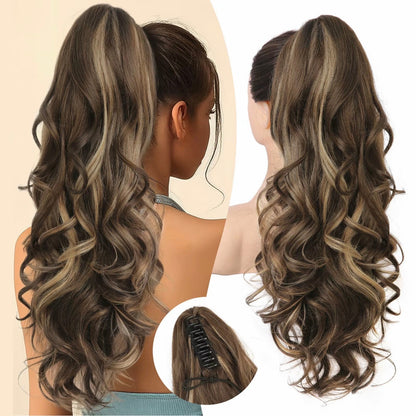 💜Last day special, 50% off💜Clip-on Wavy Ponytail Extension🔥