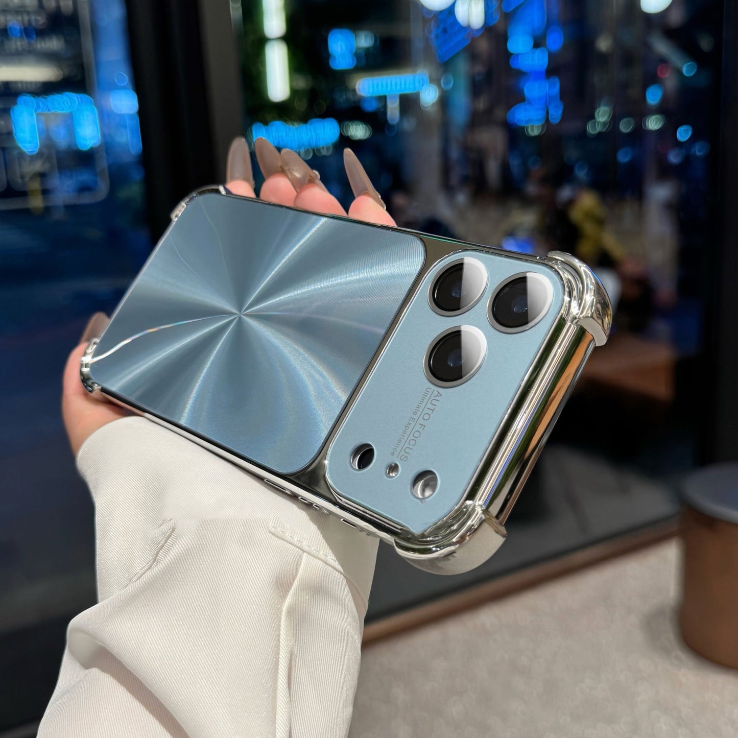 Quad-corner Drop-proof CD-texture Case for iPhone