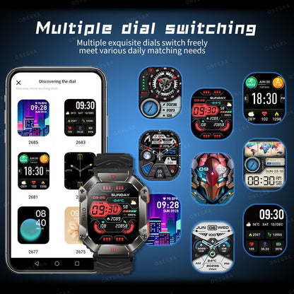 🔥HOT SALE 🔥IP68 waterproof AI voice Bluetooth call smart watch