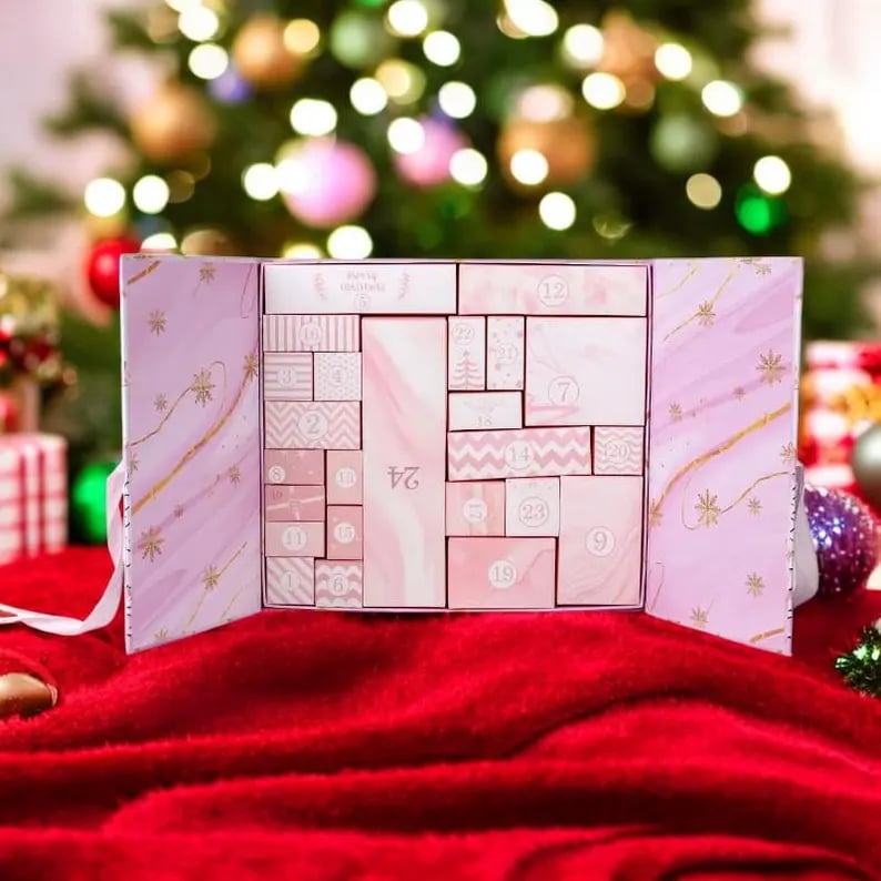 🎁 24 Days of Surprises — Pink Marble Advent Calendar 2025