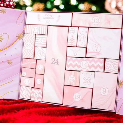 🎁 24 Days of Surprises — Pink Marble Advent Calendar 2025