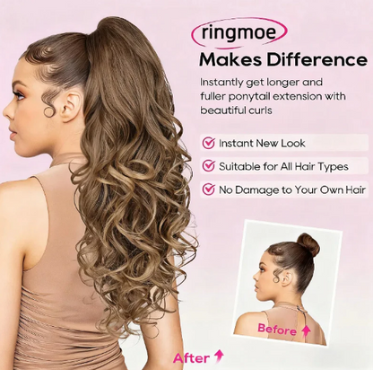 💜Last day special, 50% off💜Clip-on Wavy Ponytail Extension🔥