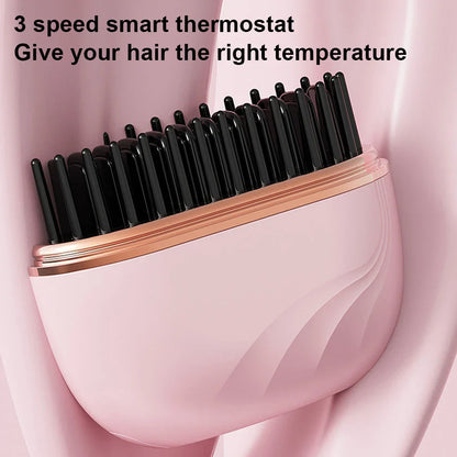 🏆Christmas Pre-sale-50% OFF🎅Mini Cordless Hair Straightener Comb