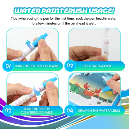 🌹BUY 1 GET 1 FREE🔥Summer Promotion 🎁✨️Magic Water Book📚️🎨🧠