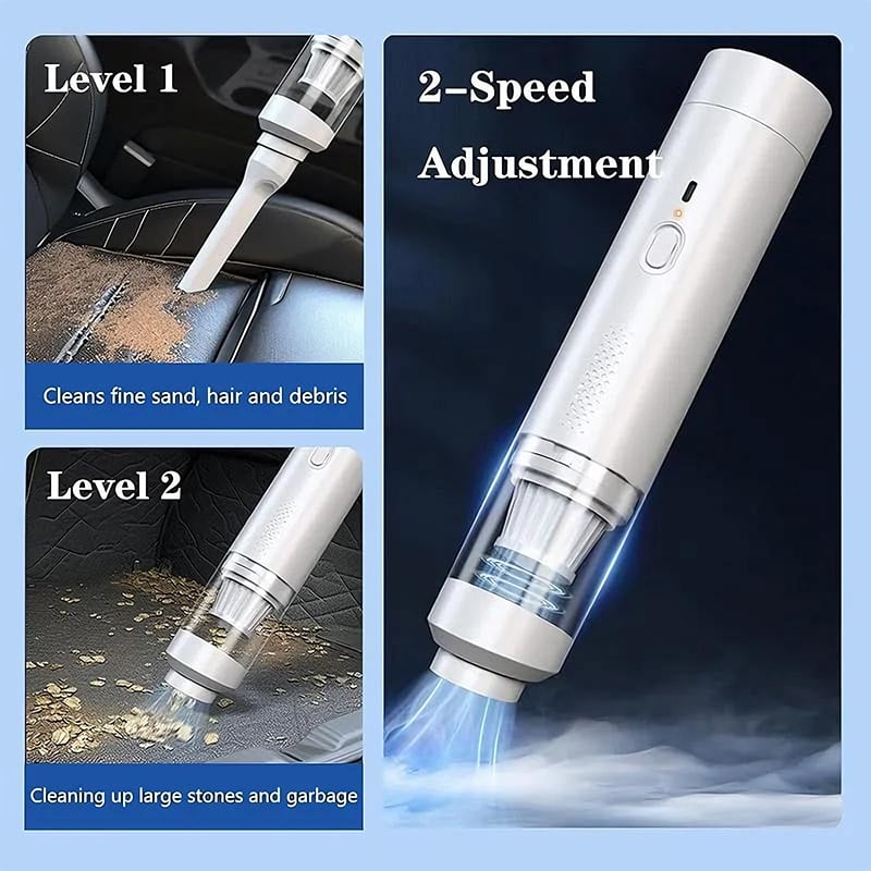 🔥Black Friday 49% OFF - All-Purpose Wireless Vacuum Cleaner Kit with Organize Bag