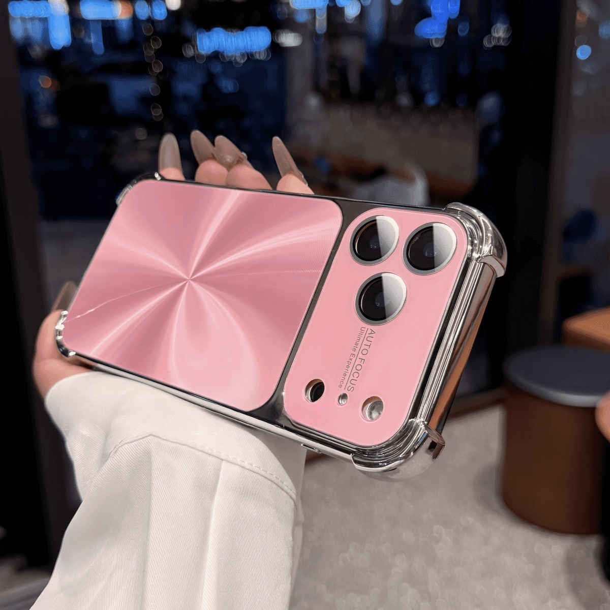 Quad-corner Drop-proof CD-texture Case for iPhone