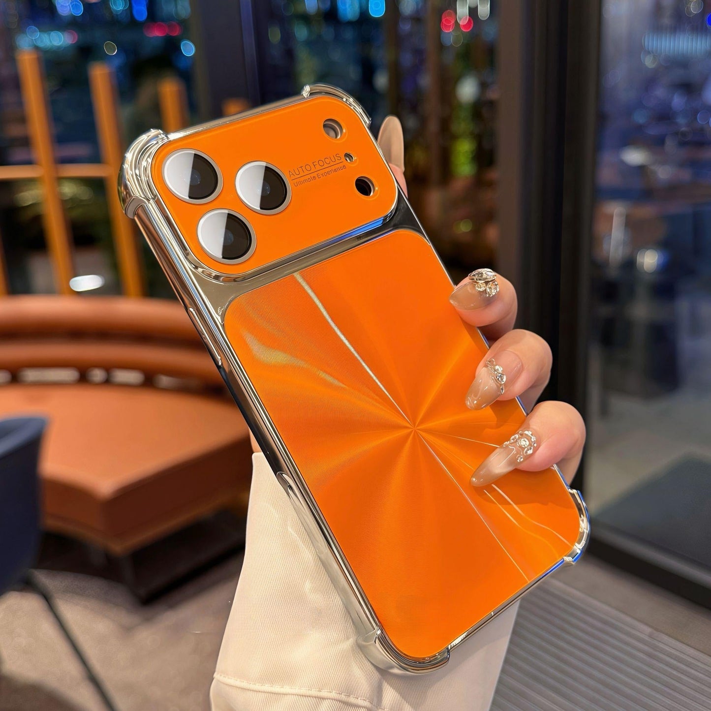 Quad-corner Drop-proof CD-texture Case for iPhone