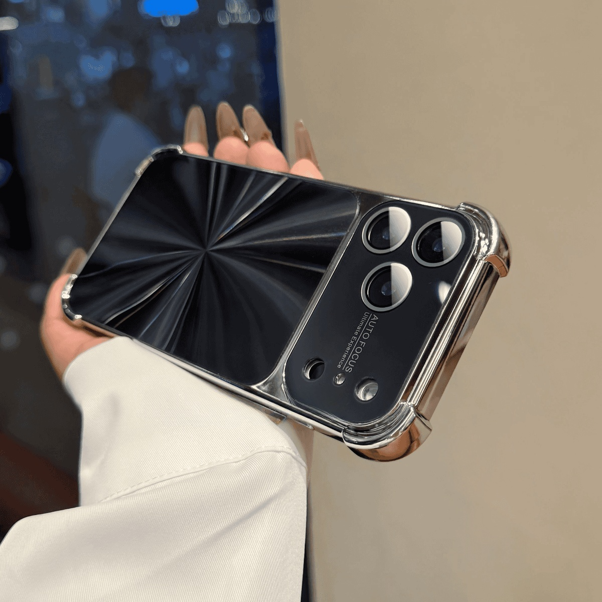 Quad-corner Drop-proof CD-texture Case for iPhone