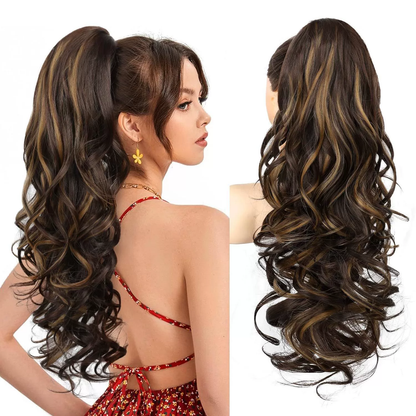 💜Last day special, 50% off💜Clip-on Wavy Ponytail Extension🔥