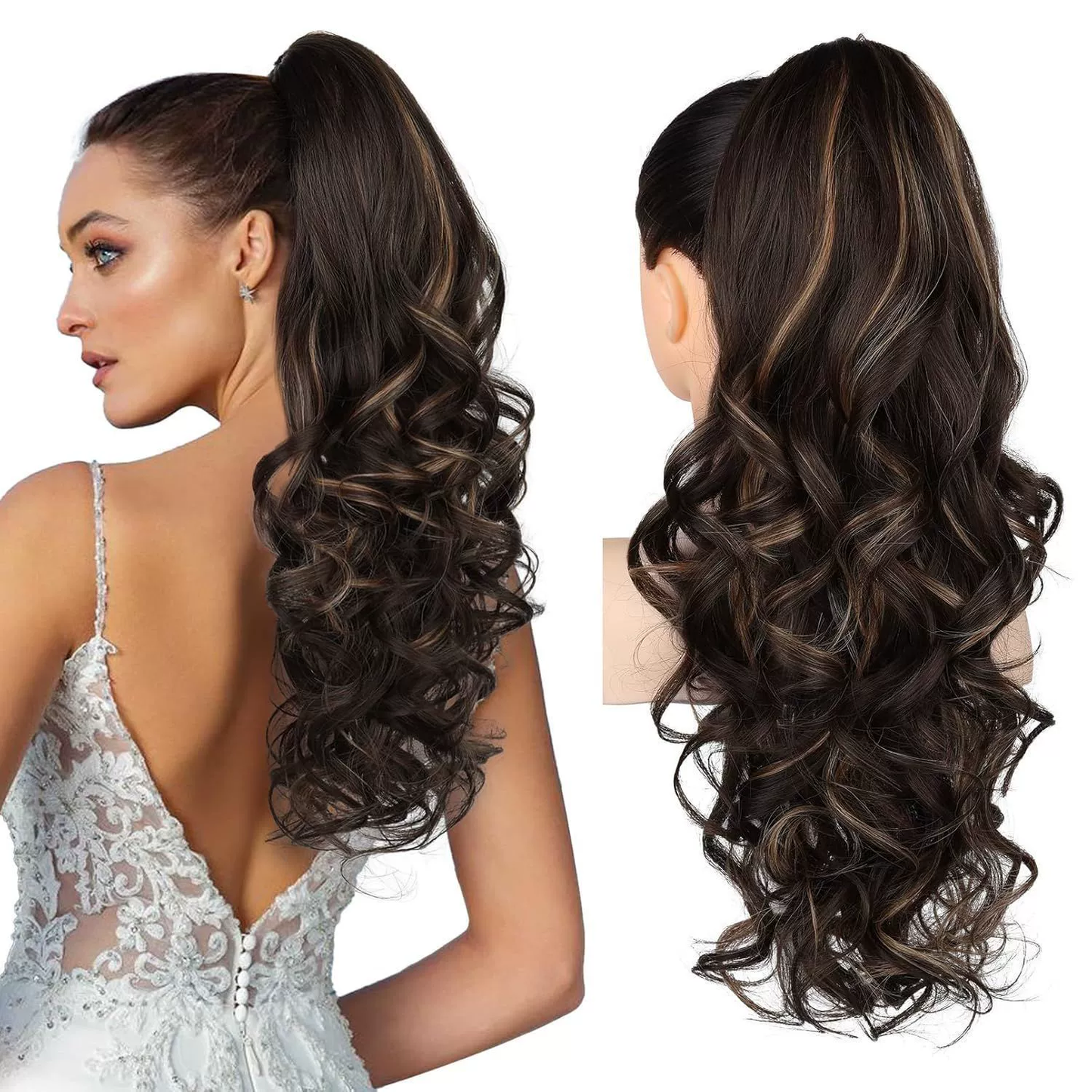 💜Last day special, 50% off💜Clip-on Wavy Ponytail Extension🔥