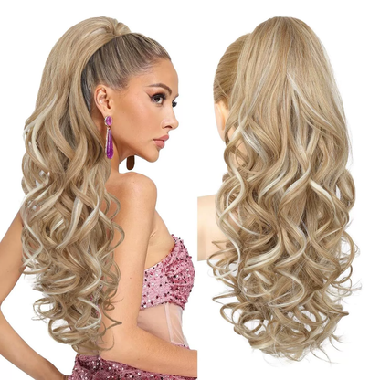 💜Last day special, 50% off💜Clip-on Wavy Ponytail Extension🔥