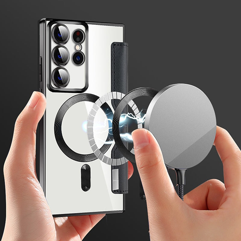 💖New hot selling💖Samsung leather texture phone case with card holder