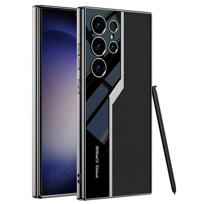 🔥NEW HOT SALE🔥 Samsung S24 high-end electroplated leather mobile phone case protective case【Buy 2 free shipping】