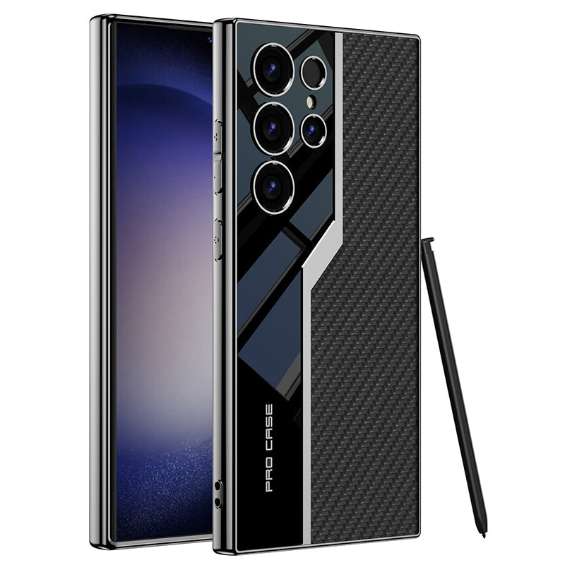 🔥NEW HOT SALE🔥 Samsung S24 high-end electroplated leather mobile phone case protective case【Buy 2 free shipping】