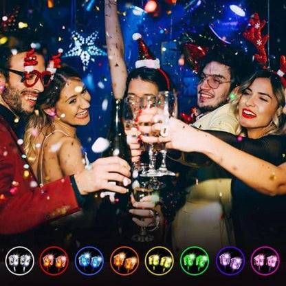 Stylish LED Luminous Crown Earrings