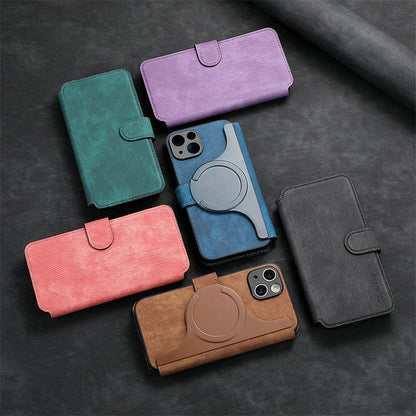 【For iPhone】Leather Wallet Phone Case - 3 in 1 Detachable Magnetic Phone Case✨Provides 360° protection✨