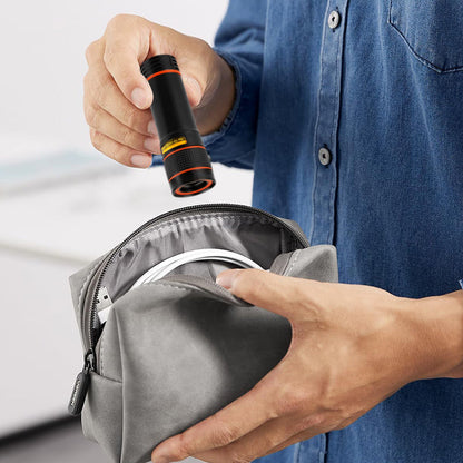 12/8X Phone Telephoto Lens with Tripod