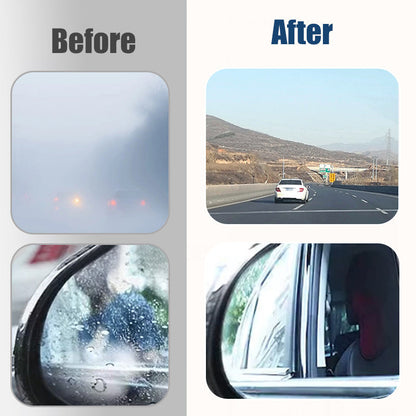 Car Glass Rain Repellent & Anti-Fog Coating Kit