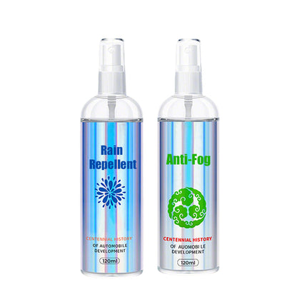 Car Glass Rain Repellent & Anti-Fog Coating Kit