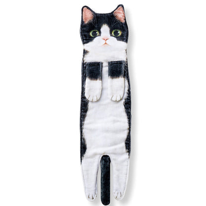 🎁LAST DAY SALE 50% OFF✨😺Cute Cat Hand Towel🐾
