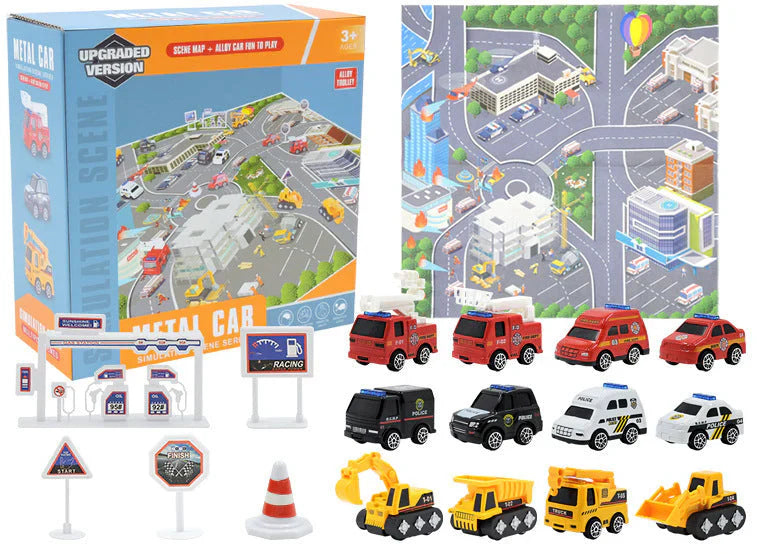 Construction Engineering Vehicle Advent Calendar For Christmas