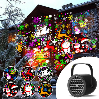 16-Pattern USB Christmas Projector Light